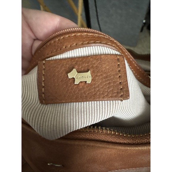 Radley London Hobo Handbag Brown Leather Purse Boho Postmans Park - Picture 15 of 15